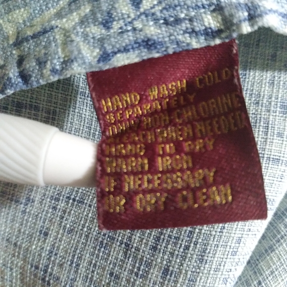 Bryon Nelson Shirt Mens Size L Eleventh Straight Silk Short Sleeve Button - Picture 12 of 12